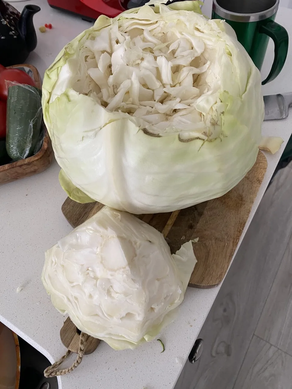 The core removed