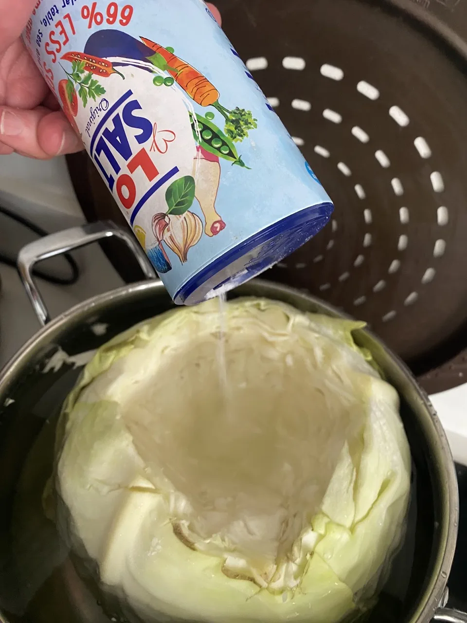 Cabbage in the big pot