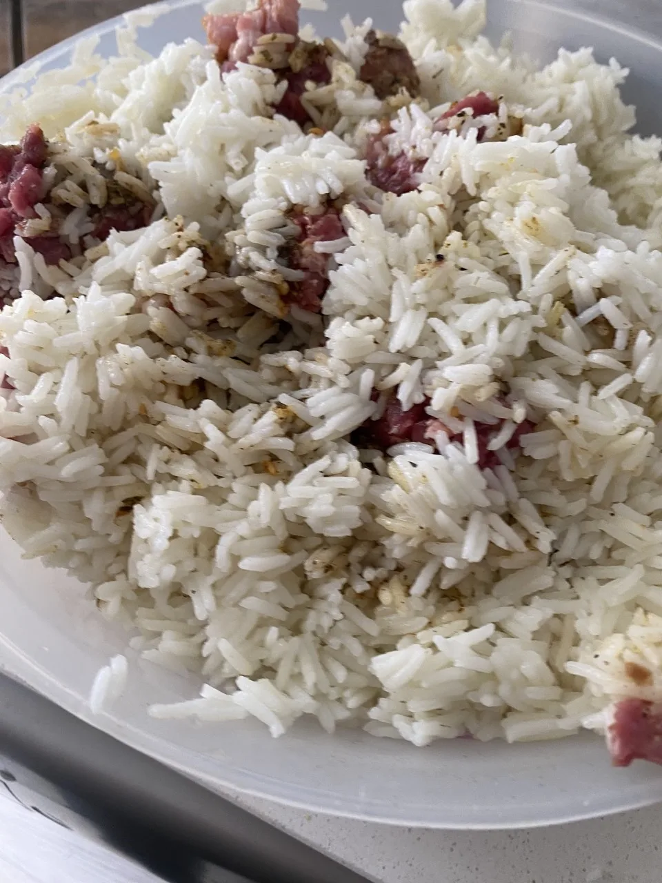 Cooked rice cooling