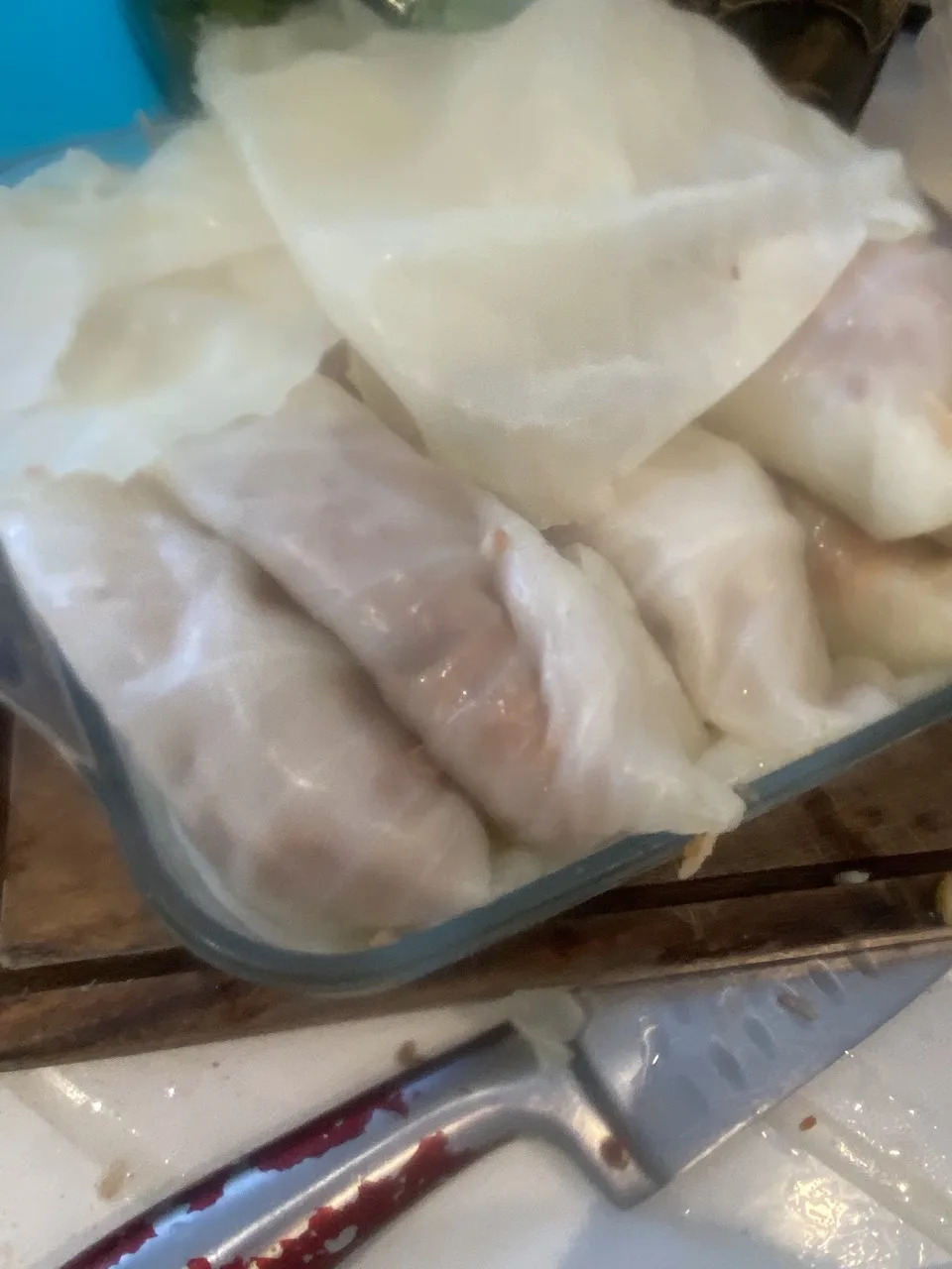 Gołąbki packed into the dish, ready for the oven