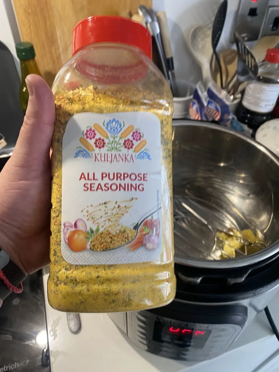 A shake of seasoning to finish