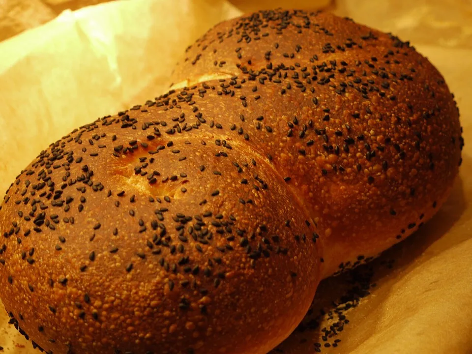 A rustic Sicilian loaf, straight out of the oven
